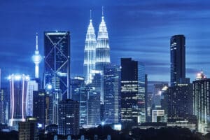 Business marketing city at night video production tv commercial production marketing advertising