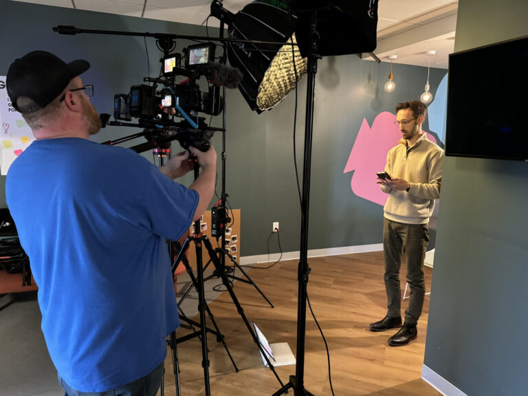 event video production company, LiFi media, sets up interviews at Semrush