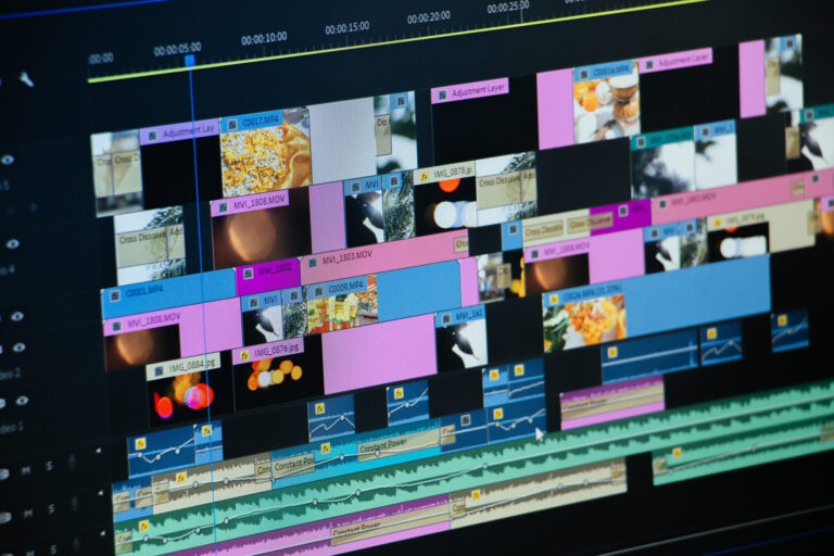 lifi media production documentary filmmaking, a documentary is edited using video editing software on a computer